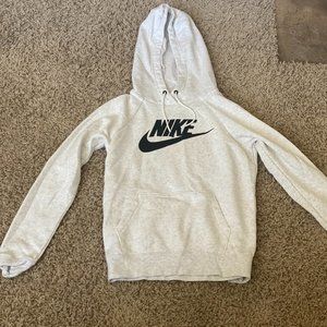 Nike Extra Small White-Heather Gray Hoodie